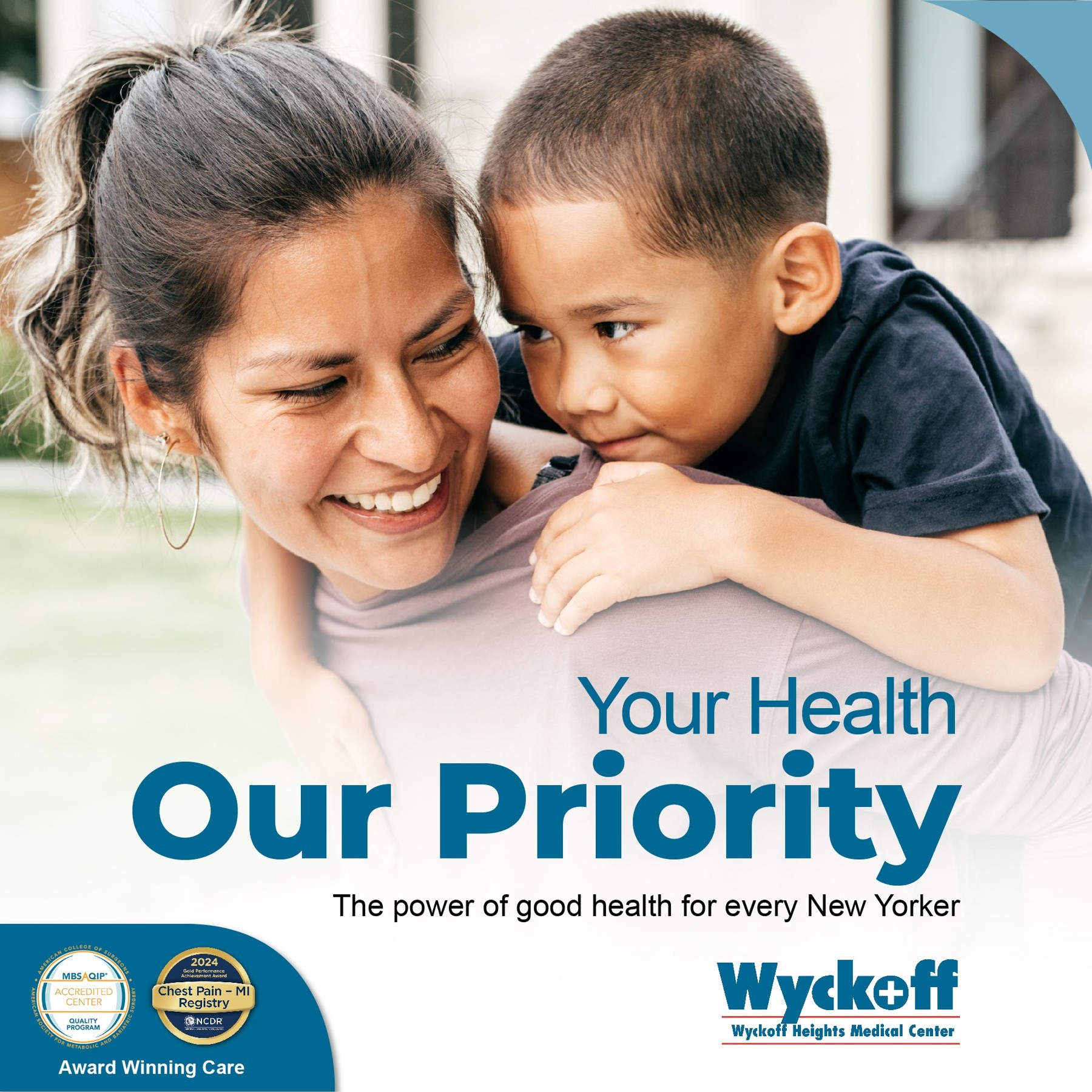 Your Health, Our Priority campaign advertisement