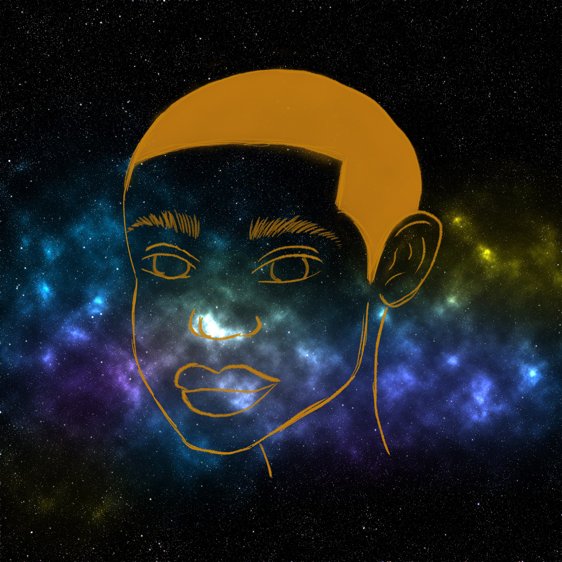 Space Boy character illustration
